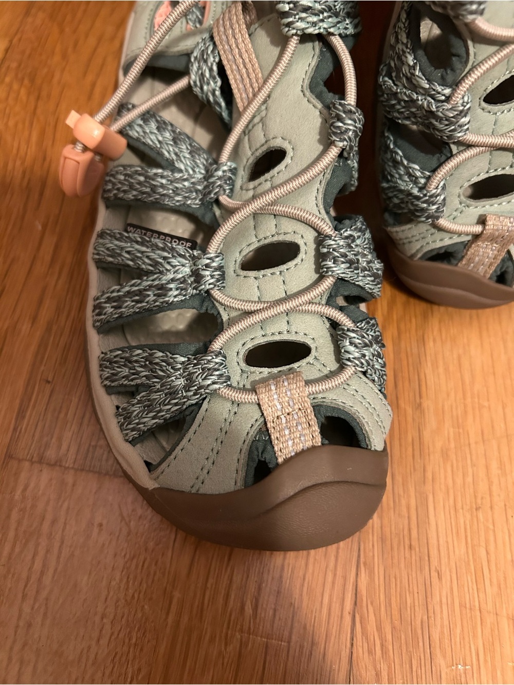 Women’s Keen Teal Blue and Taupe Outdoor Waterproof Sandals size 5 - Picture 11 of 13